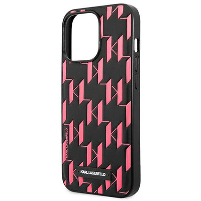 Karl Lagerfeld Monogram Plaque iPhone 13 Pro / 13 6.1" Case - Pink