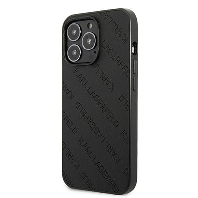 Karl Lagerfeld Perforated Allover Case for iPhone 13 Pro / 13 6.1" - Black