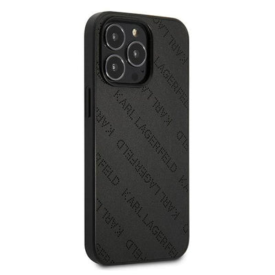 Karl Lagerfeld Perforated Allover Case for iPhone 13 Pro / 13 6.1" - Black