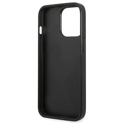 Karl Lagerfeld Saffiano Plaque case for iPhone 13 Pro / 13 6.1" - silver