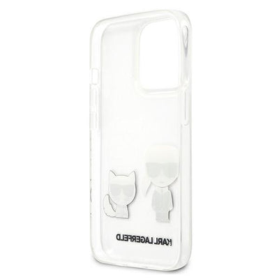 Karl Lagerfeld Karl &amp; Choupette Case for iPhone 13 Pro Max 6.7" - Transparent