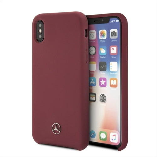 Mercedes Silicone Line iPhone X/XS Case - Red
