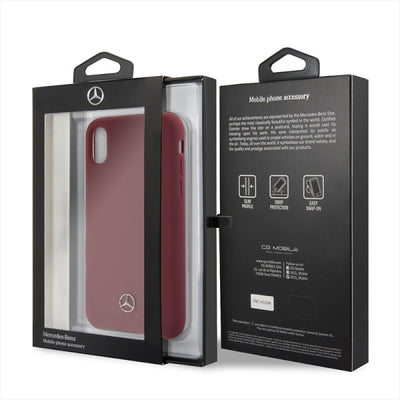 Mercedes Silicone Line iPhone X/XS Case - Red