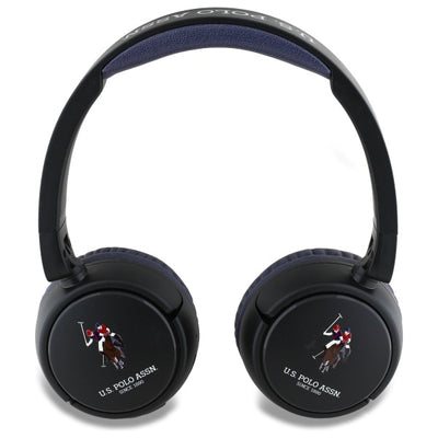 US Polo Bluetooth On-Ear Headphones USHPV6PCOV Navy DH Color Logo — U.S. Polo Assn.