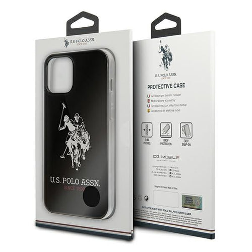 US Polo Shiny Big Logo Case for iPhone 12 / 12 Pro 6.1&quot; - Black — U.S. Polo Assn.
