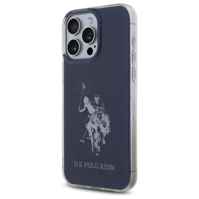 US Polo USHCP15XTPUHRBV iPhone 15 Pro Max 6.7&quot; blue/blue Shiny Big Logo — U.S. Polo Assn.