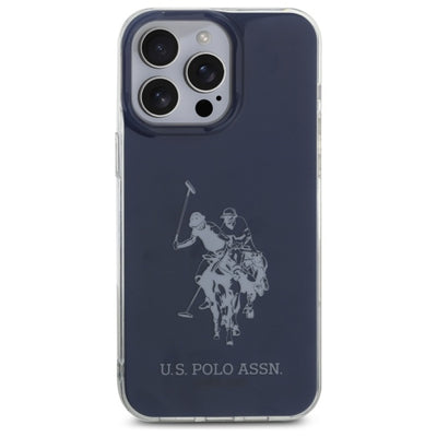 US Polo USHCP15XTPUHRBV iPhone 15 Pro Max 6.7&quot; blue/blue Shiny Big Logo — U.S. Polo Assn.