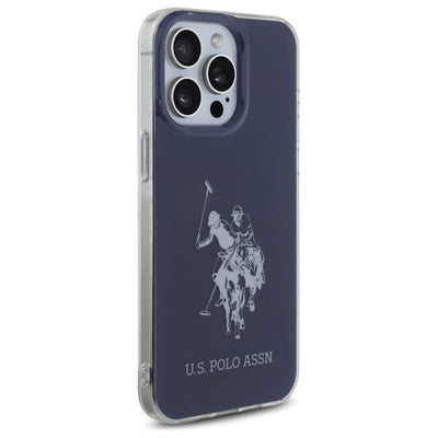 US Polo USHCP15XTPUHRBV iPhone 15 Pro Max 6.7&quot; blue/blue Shiny Big Logo — U.S. Polo Assn.