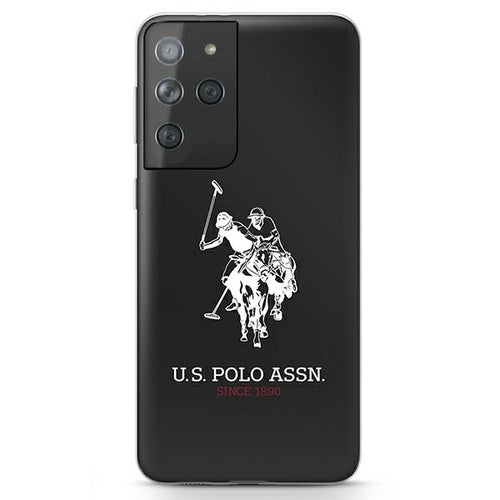 US Polo Shiny Big Logo Case for Samsung Galaxy S21 Ultra - Black — U.S. Polo Assn.