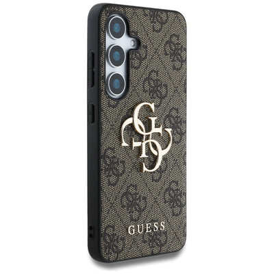 Guess Big 4G Logo Classic Logo Case for Samsung Galaxy S25 Brown