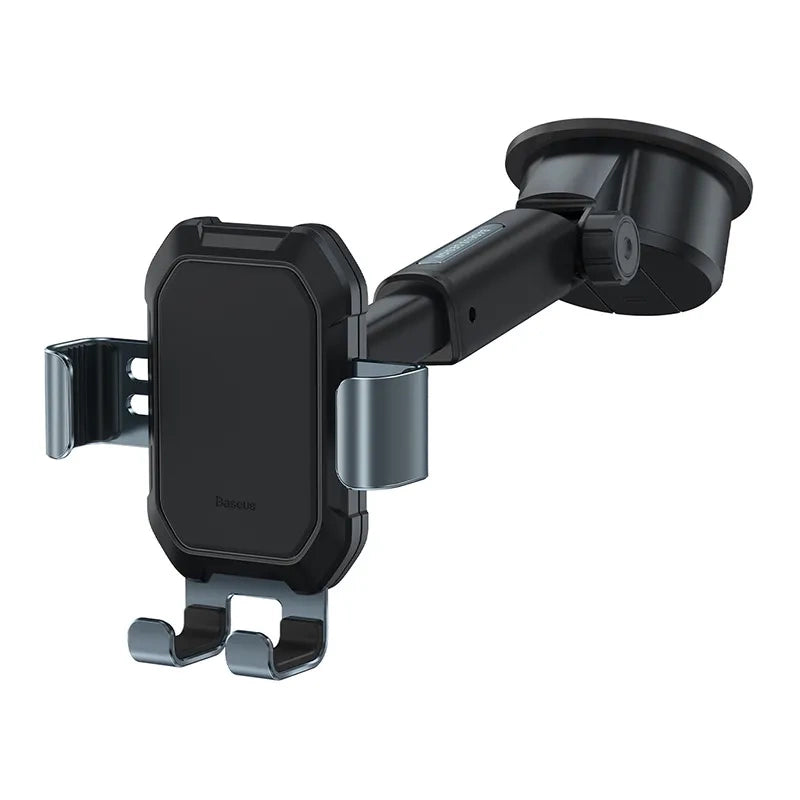 Gravity car mount for Baseus Tank phone with suction cup (black) - Product Image 3