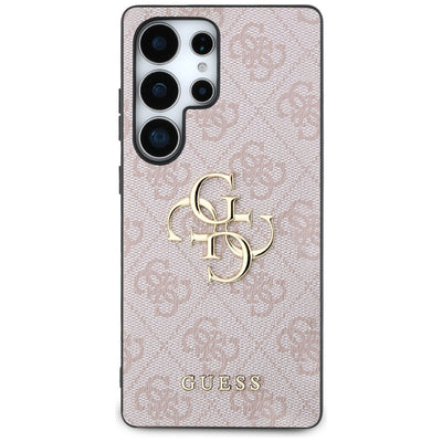 Guess Big 4G Logo Classic Logo Case for Samsung Galaxy S25 Ultra Pink