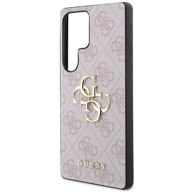 Guess Big 4G Logo Classic Logo Case for Samsung Galaxy S25 Ultra Pink