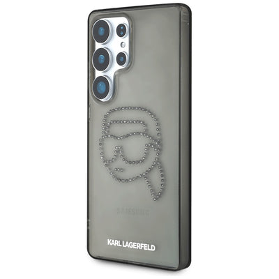 Case Karl Lagerfeld Rhinestones Karl Head Logo Samsung Galaxy S25 Ultra black