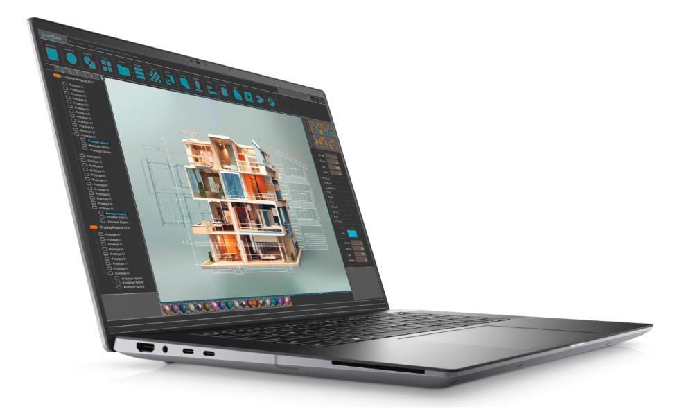 Notebook DELL Precision 5690 CPU Core Ultra u7-165H 1400 MHz 16" 1920x1200 RAM 16GB LPDDR5x 7467 MHz SSD 1TB NVIDIA RTX 1000 Ada 6GB ENG Card Reader SD Windows 11 Pro 2.03 kg N003P5690EMEA_VP