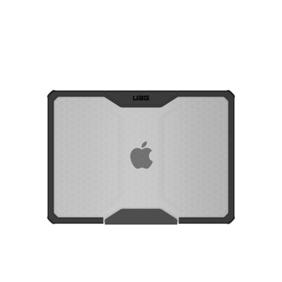 UAG Plyo Case for MacBook Air 13" M2 2022 / M3 2024 - Gray-Black
