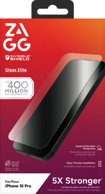 ZAGG InvisibleShield Glass Elite for iPhone 16 Pro