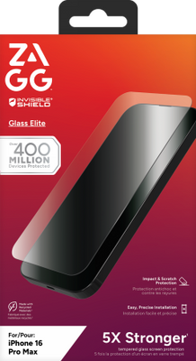 ZAGG InvisibleShield Glass Elite for iPhone 16 Pro Max