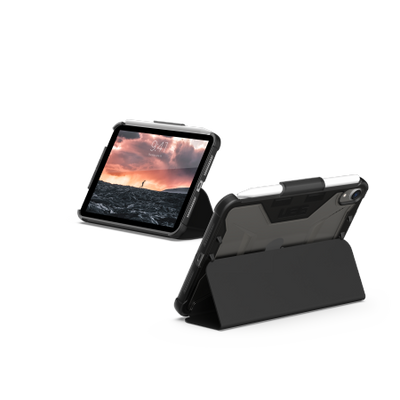 UAG Plyo Folio Case with Apple Pencil Holder for iPad mini 6 / 7 - Black