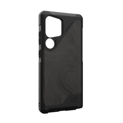 UAG Metropolis LT Magnet Topography Case for Samsung Galaxy S25 Ultra 5G - Black