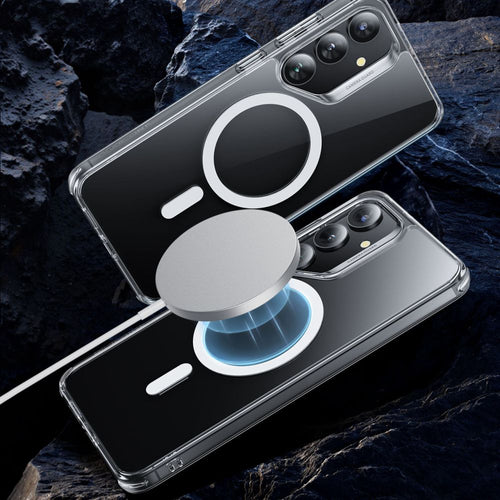 ESR Classic Hybrid Halolock MagSafe Case for Samsung Galaxy S25+ - Transparent