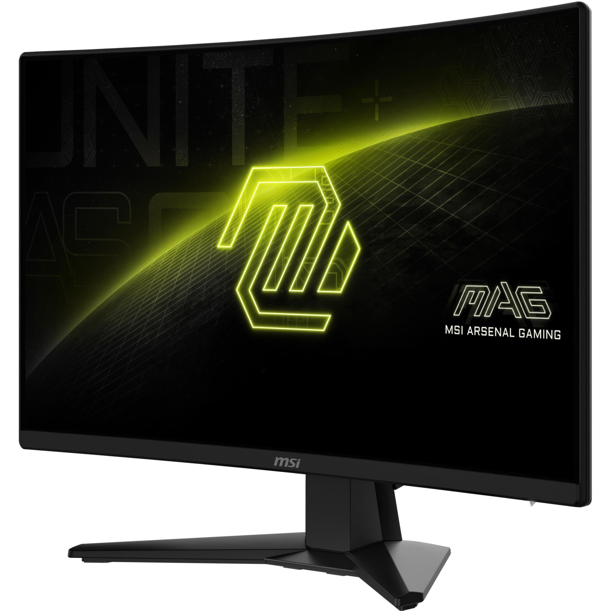 LCD Monitor MSI MAG 242C 23.6" Gaming/Curved/Frameless Matte Panel VA 1920x1080 16:9 180Hz 1 ms Colour Black MAG242C