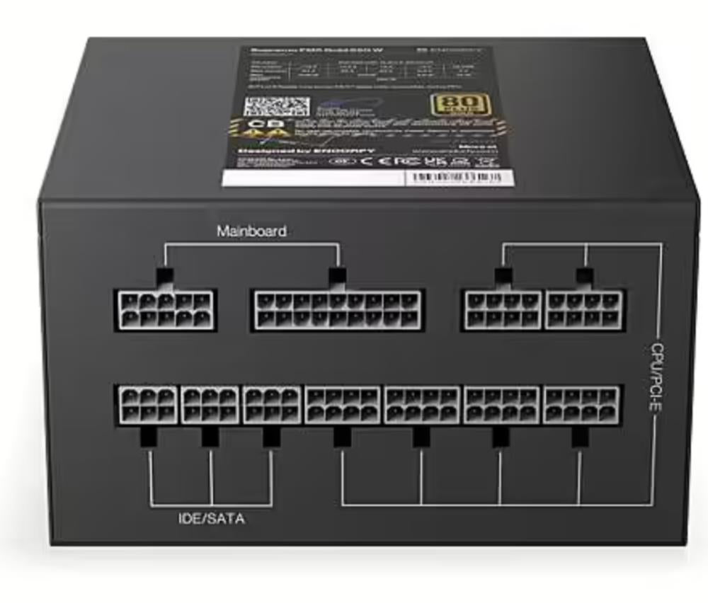 Power Supply ENDORFY EY7A007 650 Watts Efficiency 80 PLUS GOLD MTBF 100000 hours EY7A007