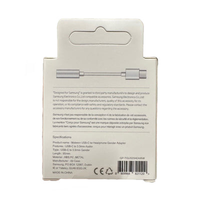 Samsung GP-TGU023AE DAC USB-C to 3.5mm mini jack adapter - white