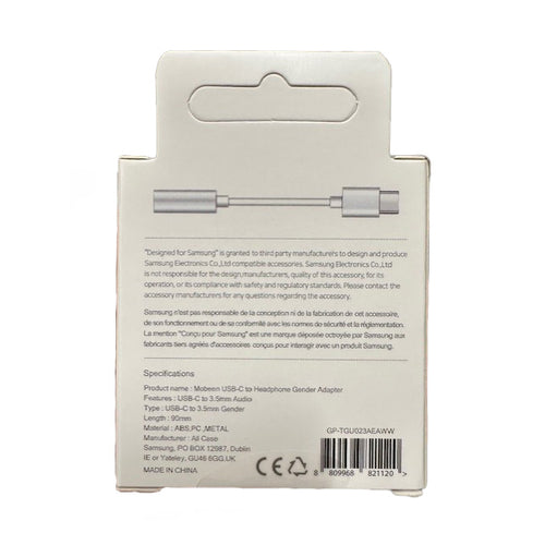 Samsung GP-TGU023AE DAC USB-C to 3.5mm mini jack adapter - white