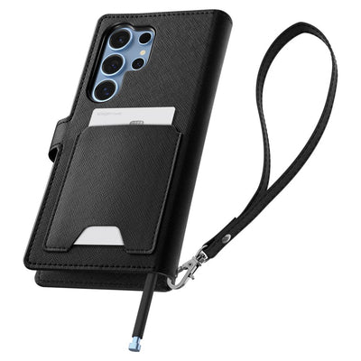 Spigen Wallet &quot;S&quot; Case for Samsung Galaxy S25 Ultra - Black