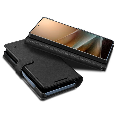 Spigen Wallet &quot;S&quot; Case for Samsung Galaxy S25 Ultra - Black
