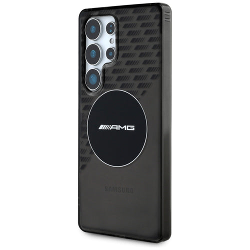 AMG Transparent Rhombs MagSafe Case for Samsung Galaxy S25 Ultra - Black — Mercedes