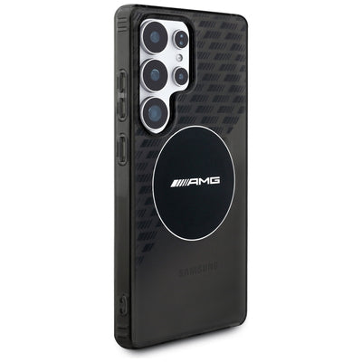 AMG Transparent Rhombs MagSafe Case for Samsung Galaxy S25 Ultra - Black — Mercedes