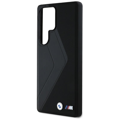 BMW Leather Oversized Stripes MagSafe case for Samsung Galaxy S25 Ultra - black
