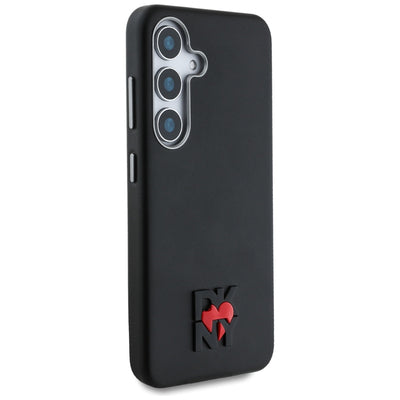 DKNY Leather Heart of NY Case for Samsung Galaxy S25 - Black