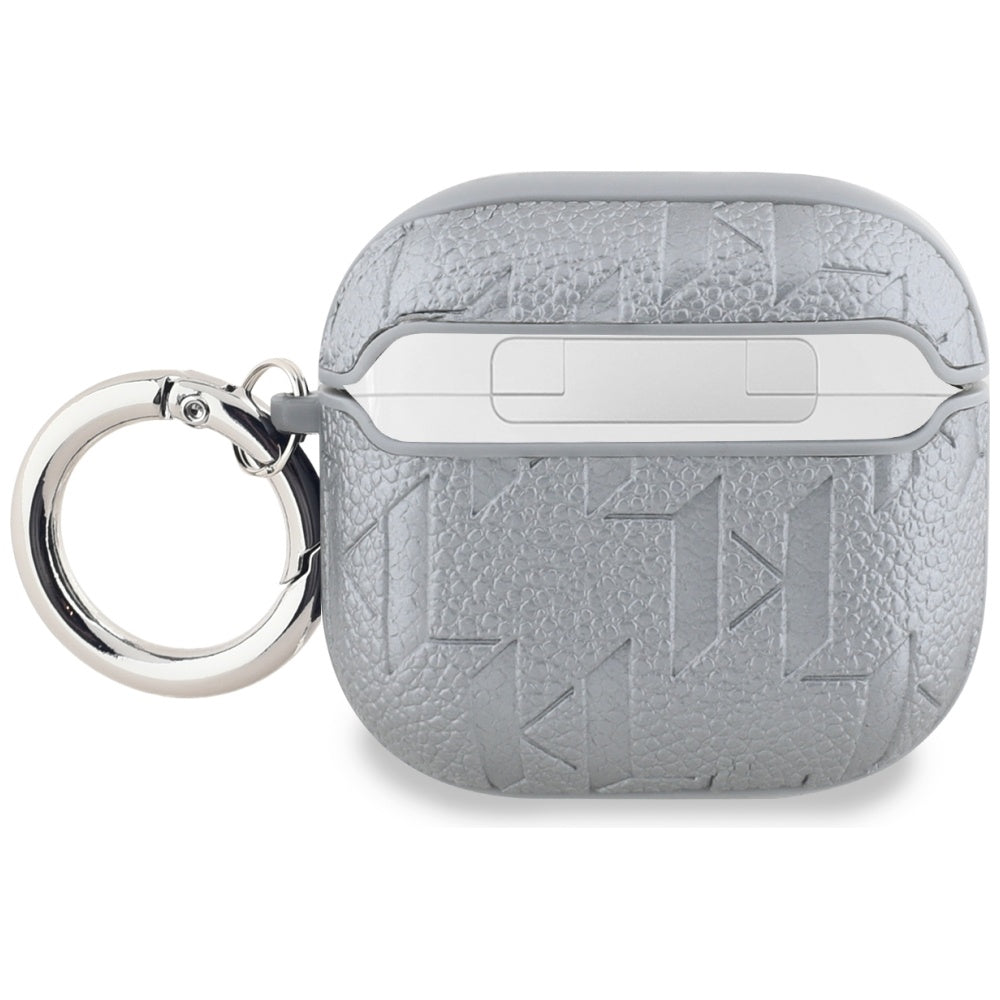 Karl Lagerfeld Monogram Karl Head case for AirPods 4 - silver