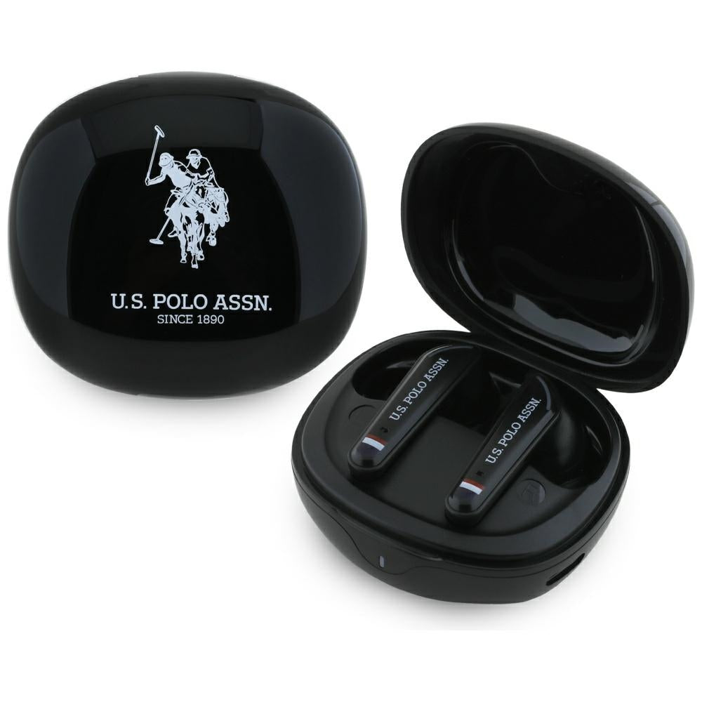 TWS US Polo DH Logo Bluetooth Headphones - Black — U.S. Polo Assn.
