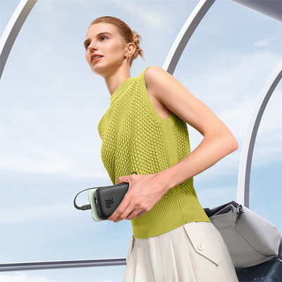 Baseus QPow 2 20000mAh 30W Power Bank with 2 Built-in USB-C Cables - Black