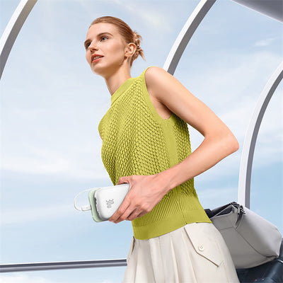 Baseus QPow 2 20000mAh 30W Power Bank with 2 Built-in USB-C Cables - White