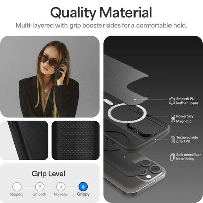 Spigen Cyrill Classic Charm Magsafe iPhone 16 Pro Max Case - Black