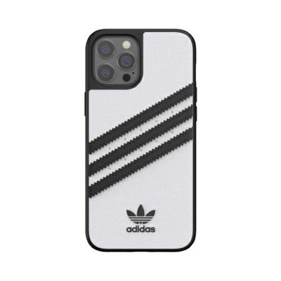 Adidas OR Moulded Case PU for iPhone 12 Pro Max - White/Black