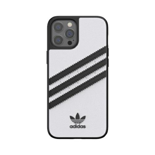 Adidas OR Moulded Case PU for iPhone 12 Pro Max - White/Black