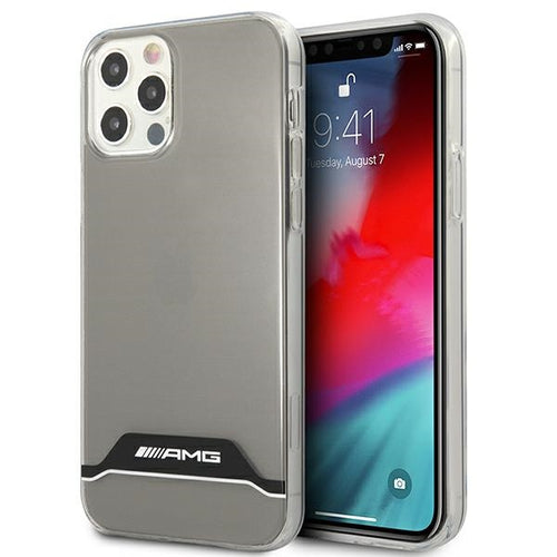 AMG Electroplate Black&amp;White Case for iPhone 12 / 12 Pro - Transparent — Mercedes