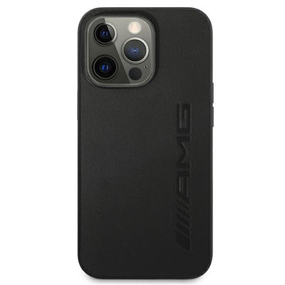 AMG Leather Hot Stamped Case for iPhone 13 Pro / 13 6.1&quot; - Black — Mercedes