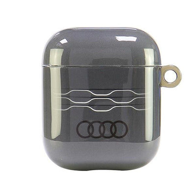 Audi IML Geometric Pattern Case for AirPods 1 / 2 - Gray