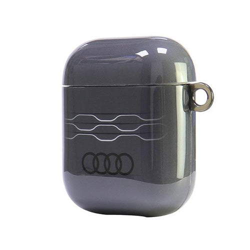 Audi IML Geometric Pattern Case for AirPods 1 / 2 - Gray