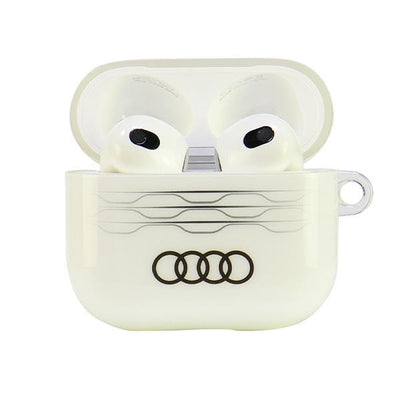 Audi IML Geometric Pattern AirPods 3 Case - White