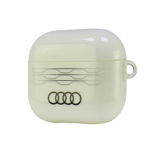 Audi IML Geometric Pattern AirPods 3 Case - White