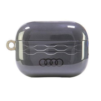 Audi IML Geometric Pattern AirPods Pro 2 Case - Gray
