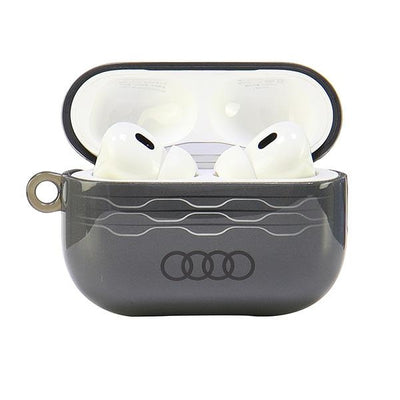 Audi IML Geometric Pattern AirPods Pro 2 Case - Gray